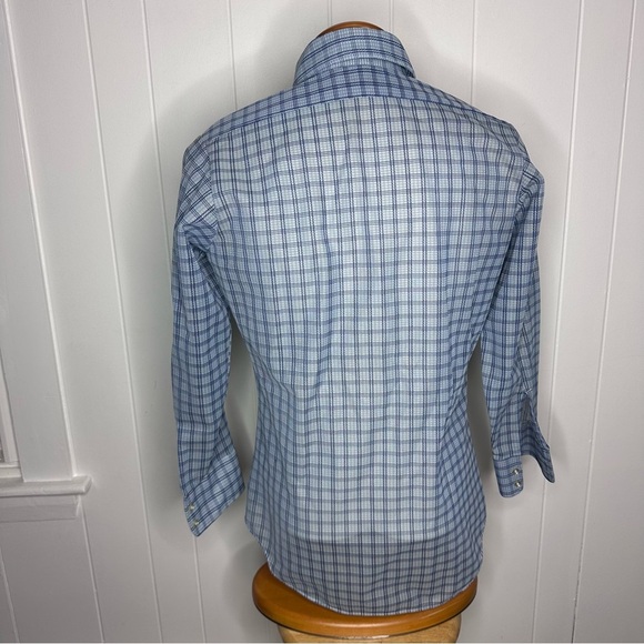 Vintage 70s K-Mart Blue Knit Retro Shirt - Picture 12 of 12